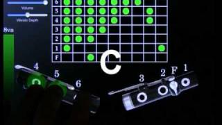 Irish Flute app for the iPad - Scale Fingerings