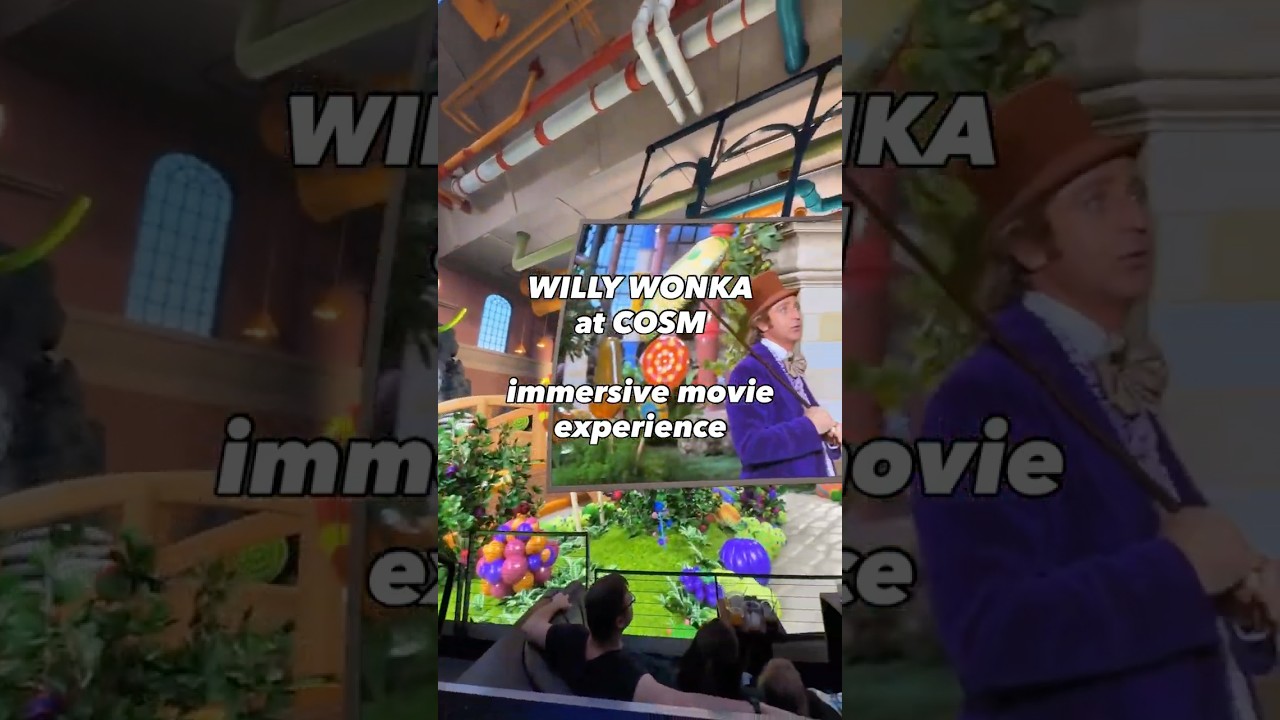 This was so joyful and impressive! Willy Wonka at COSM in Dallas is worth the ticket. 