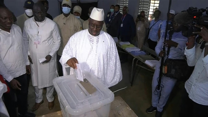 Sénégal : le président Macky Sall vote aux législatives | AFP Images