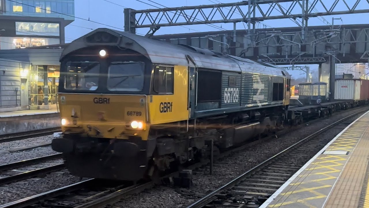 Busy Hour At Stratford Station lots of Freight due to a Derailment Overnight 06/3/24