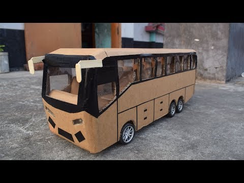 How to Make a RC Martz Bus From Cardboard-Multi lighting bus