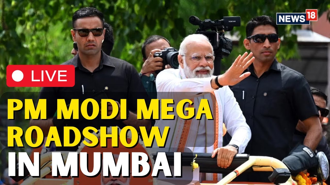 PM Modi addresses a public meeting in Shivaji Park, Mumbai, Maharashtra