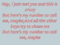 Call me maybe  carly rae jepsen letra lyrics