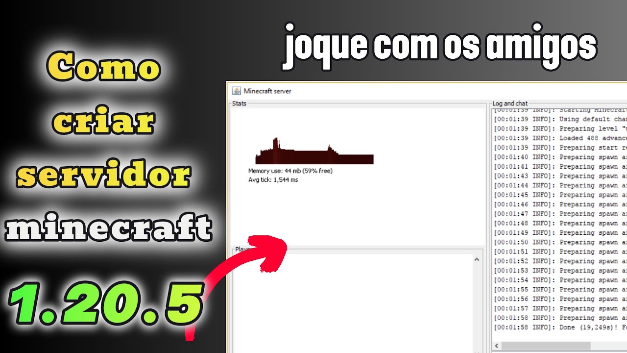 Como criar servidor minecraft 1.20.5 super fácil passo a passo - YouTube
