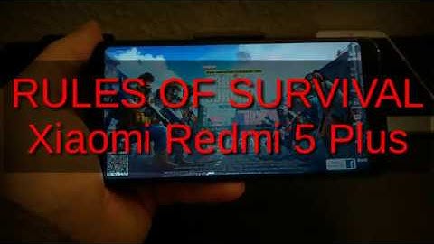 Rules of Survival Xiaomi Redmi 5 Plus MAX SETTINGS