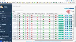 Members grid inline editing Net Worth