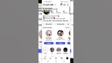 How to change the language on Instagram/instagram me language kaise change kare#short#viral