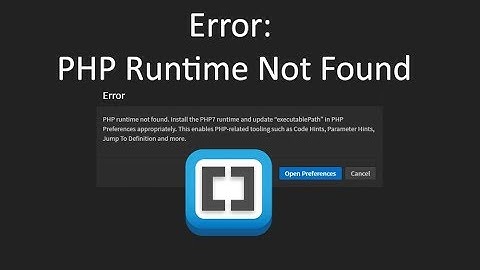 Brackets - PHP Runtime Not Found (Fixed)