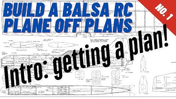 How to Build a Balsa RC Plane Off Plans: No. 1 Intro The Aeromite RC Plane