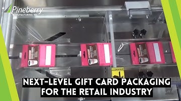 Next-Level Retail Gift Card Packaging: Autoloader, Friction Feeder & Bombay Batch Counter