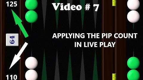 Pip Count and the Cube