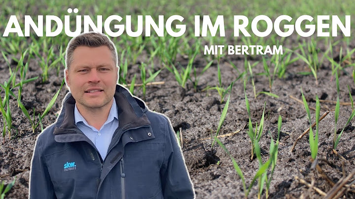 Von Experten für Profis: Andüngung im Roggen