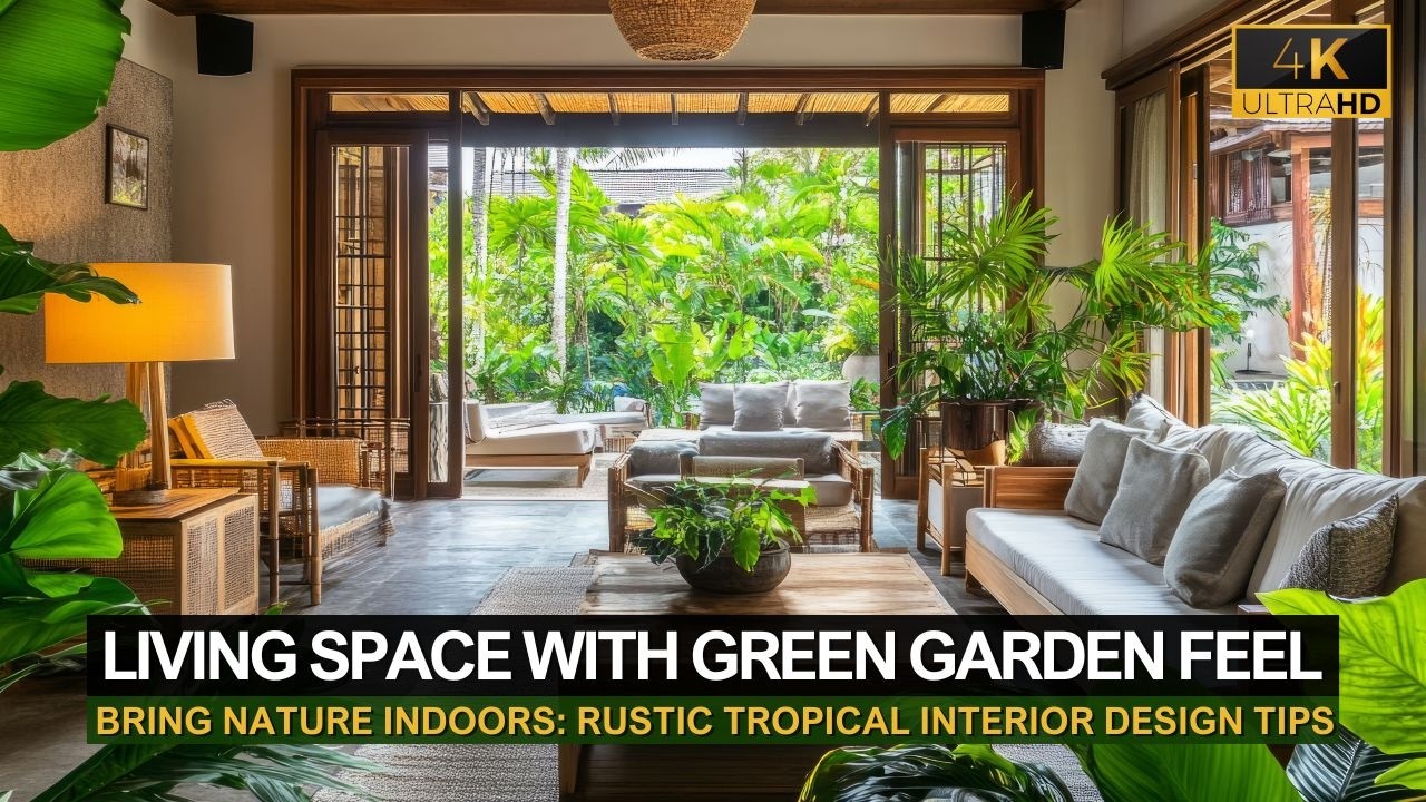 Bring Nature Indoors: Rustic Tropical Interior Design Tips for a Living ...