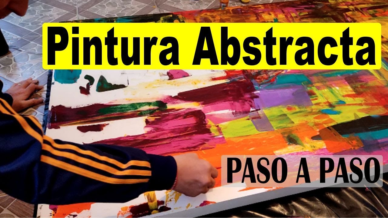Arte Abstracto con Pintura Acrílica sobre Lienzo | Pintura Abstracta ...