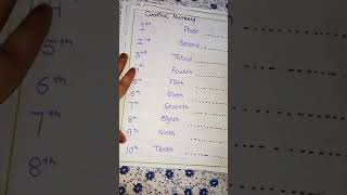 Ordinal numbers #worksheet for class 1 kids.... Ordinal numbers #worksheet for class 1 kids....