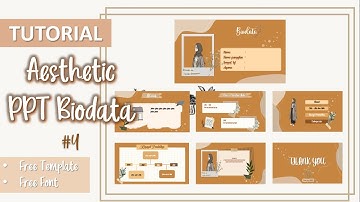 Powerpoint biodata diri aesthetic | Perkenalan diri | Profil diri | Aesthetic PPT #4