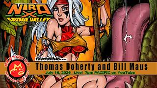 Sketch Up with Mel & Mog – Live Comic Art with Thomas Doherty, Bill Maus and NIRA: Savage Valley