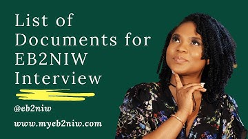 List of Documents Required for EB2-NIW Green Card Interview (AOS 2019)