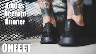 Adidas Deerupt Runner Black Onfeet Review Sneakers.by