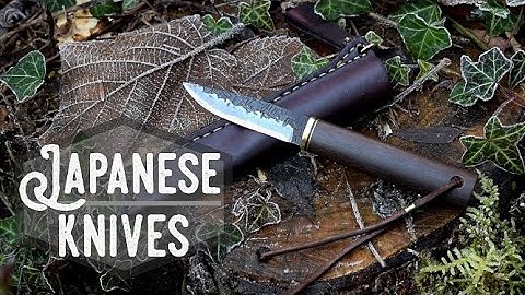 Making of two puukko with Japanese blades