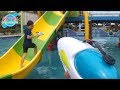 BELAJAR BERENANG BERSAMA SAMBIL BERMAIN PISTOL AIR | WATERLAND KIDS PLAYGROUND