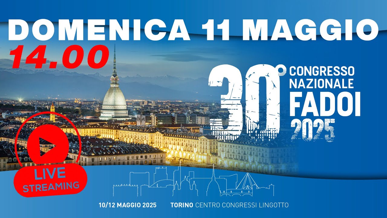 30° Congresso Nazionale FADOI 2025 - Domenica 11 maggio ore 14.00 - Sessione Plenaria