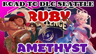 Road To Disney Lorcana Challenge Seattle | Ruby/Amethyst Deck Profile 🔴🟣