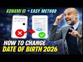 How To Change Konami ID Date Of Birth 2026 Updated Easy Method EFootball