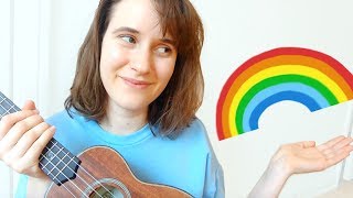 Video thumbnail of "rainbow - dodie | ukulele tutorial (standard tuning)"