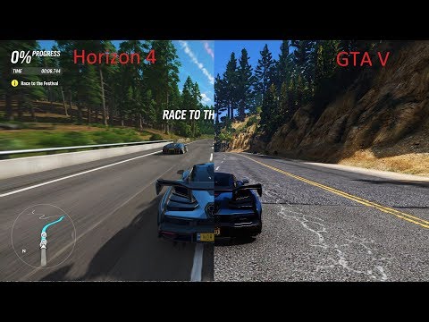 Forza Horizon 4 VS GTA V - Forza Horizon 4 VS GTA V