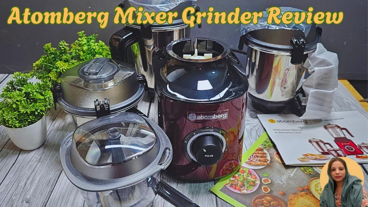 Atomberg Mixer Grinder With Chopper Jar Review | Best Mixer Grinder With BLDC Moter |Suhana Ki Rasoi