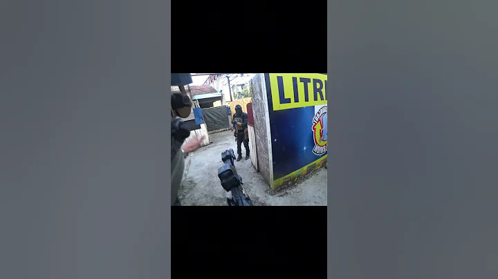 Did he hit me  #airsoft #airsoftcqb #warzone #paintballfit #milsim #fakegun #airsoftgun #paintball