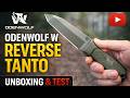 Musisz go mieć ODENWOLF W Reverse Tando Ful Tang Knife made of D2 stal #bushcraft
