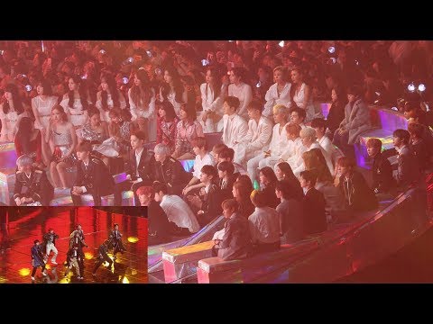 IDOLS Reaction to "BTS IDOL" (방탄소년단 무대 보는 블랙핑크,워너원,여자친구,마마무,아이콘,여자아이들,더보이즈) 4K 직캠 by 비몽