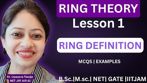 Ring Definition  Abstract Algebra | Basics of ring theory| Ring Theory lesson 1