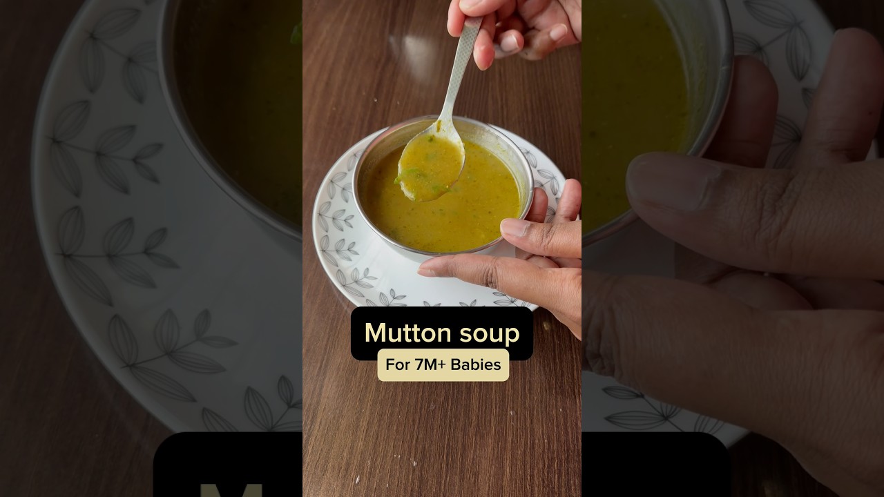 Mutton Soup Recipe | Mutton Soup for Baby | Mutton Soup for Children 