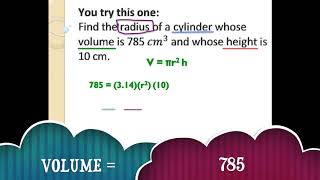 Volume- Missing Lengths