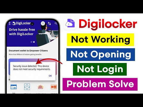 Fix: Digilocker Security issue detected, This device does not meet security requirements problem ...