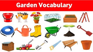 Garden Vocabulary Words | Gardening Tools #garden @LittleFont