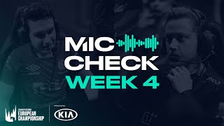 Kia #LEC Mic Check: Week 4 (Spring 2020)