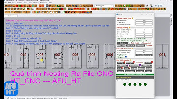09-Hướng dẫn tổng thể quá trình ra File G-Code bằng HT_CNC trực tiếp trên Sketchup của AFU_HT