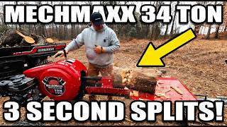 The Best Homestead Firewood Log Splitter. MechMaxx Kinetic Log Splitter