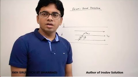 Lecture-8:River-Boat Theory and Problems by RKH Sir