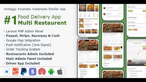 Food Grocery  Meat Delivery Mobile App with Admin Panel