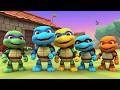 Pagong Ninja Laban Robot Army 🐢🥷🤖