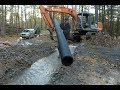 Big Culvert Pipe Installation - YouTube