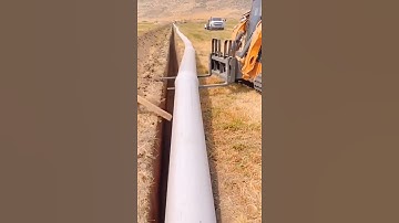 Laying pipe, literally! 💯#shorts