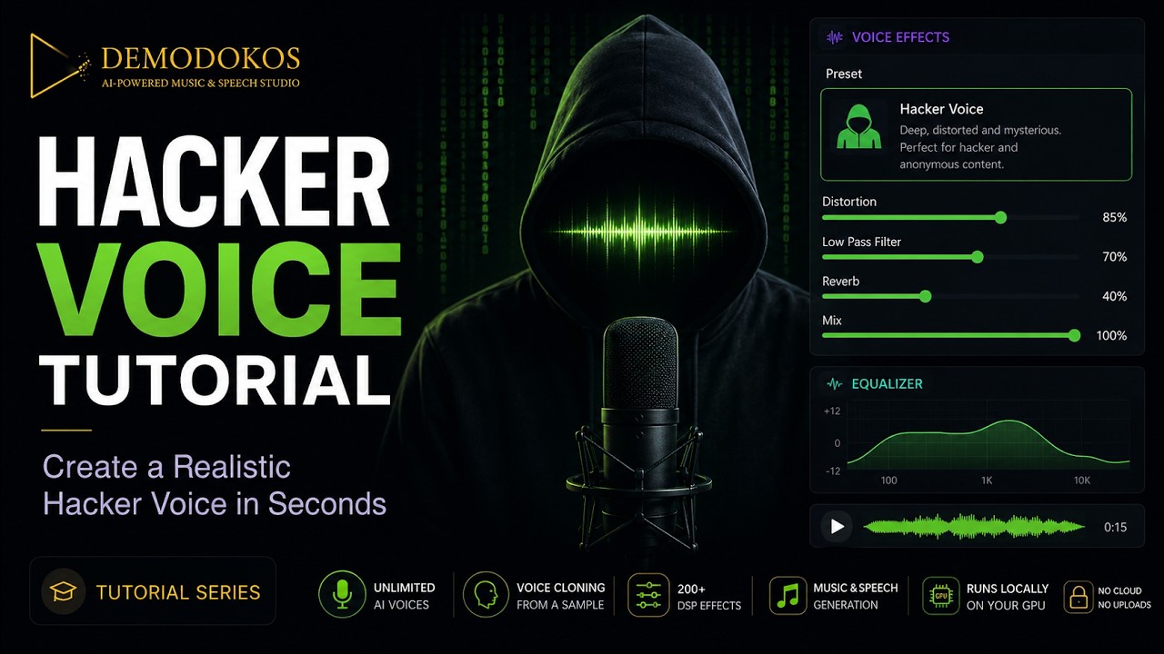 How to Create a Hacker Voice Effect in Demodokos Foundry