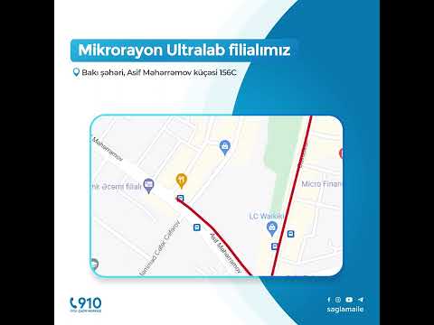 Sağlam Ailə Tibb Mərkəzi | Mikrorayon Ultralab filialı