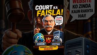 🔥 Domain vs Hosting Court Case | Website Ko Zinda Kaun Rakhta Hai? 🤔